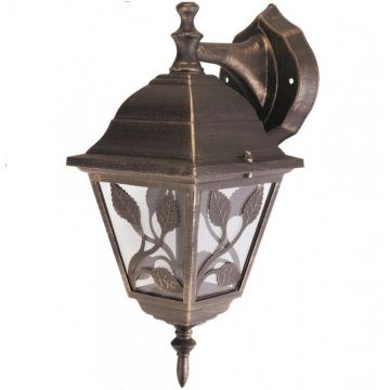 Aplica de perete exterior IP44, down light, auriu antic Haga 8244 RX