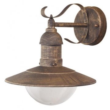 Aplica de perete exterior IP44, down light, auriu antic Oslo 8271 RX