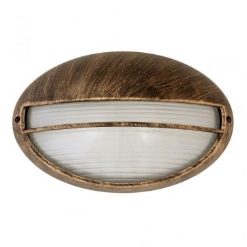 Aplica de perete exterior IP54, auriu antic Hektor 8496 RX