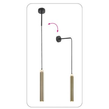 Aplica de perete, Pendul Stil Modern, Auriu, LED Thelma