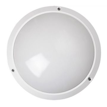 Aplica de perete, Plafonier exterior IP54, diam.27cm, alb Lentil 5810 RX