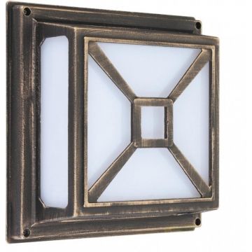Aplica de perete, Plafoniera exterior IP54, dim.29x29cm, Darius 8190 RX