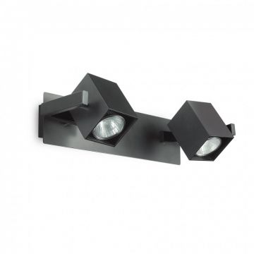 Aplica design modern cu 2 spoturi directionabile MOUSE AP2 negru 156705