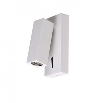 Aplica LED cu spot directionabil ANGUS alba