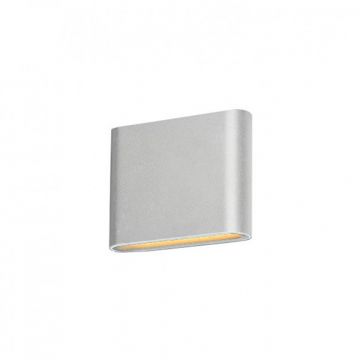 Aplica LED de perete exterior ambientala IP54 CREMONA S alba