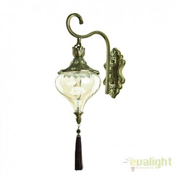 Aplica LUX clasica din alama finisaj antichizat, HAREM AP1 115962