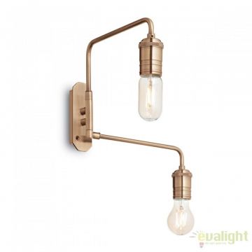 Aplica moderna cu doua brate directionabile, finisaj alama antic, TRIUMPH AP2 OTTONE