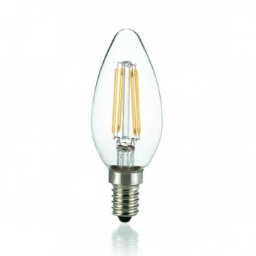 Bec LED E14 Oliva Trasparente 4000K 153933