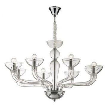 Candelabru 8 brate LUX diam. 92cm CASANOVA SP8 044255 transparent IDL