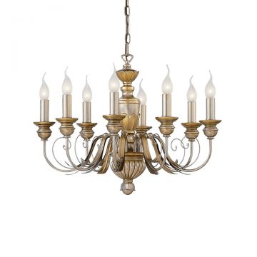 Candelabru clasic cu 8 brate FIRENZE SP8 ORO