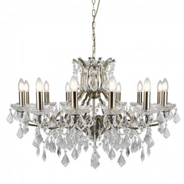 Candelabru stil clasic cu 12 brate Paris alama antic 87312-12AB SRT