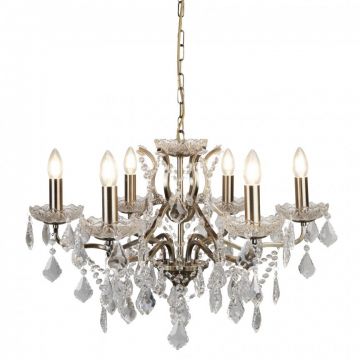 Candelabru stil clasic cu 6 brate Paris alama antic 8736-6AB SRT