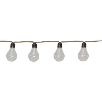 Ghirlandă luminoasă număr becuri 10 buc. cu baterii lungime 225 cm Jutta – Star Trading