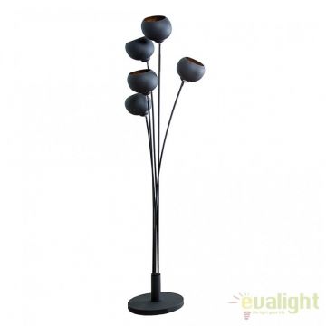 Lampadar / Lampa de podea moderna Magma negru/ auriu A-37004 VC