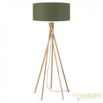 Lampadar realizat din materiale naturale, durabile si ecologice, KILIMANJARO/F verde