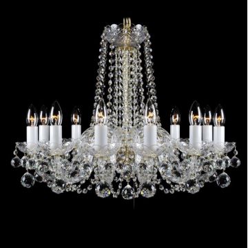 Lustra 12 brate cristal Bohemia L11 007/12/4; F 1 floor
