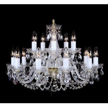 Lustra 15 brate cristal Bohemia L11 006/15/1-A