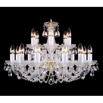 Lustra 18 brate cristal Bohemia L11 006/18/1-A