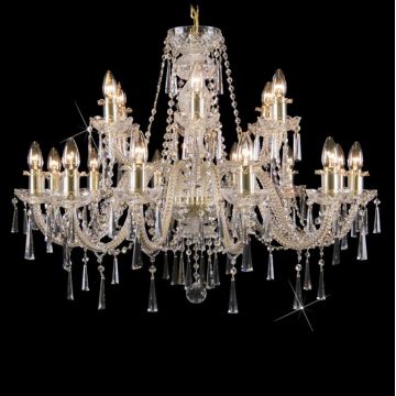 Lustra 18 brate cristal Bohemia L11 009/18/3-K