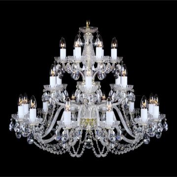 Lustra 24 brate cristal Bohemia L11 006/24/1-A