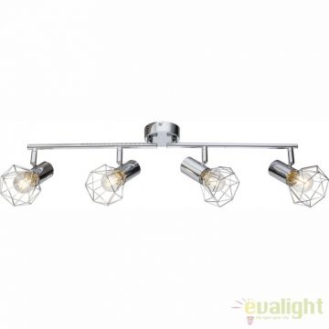 Lustra aplicata design modern 4 spoturi Xara I 54802-4 GL