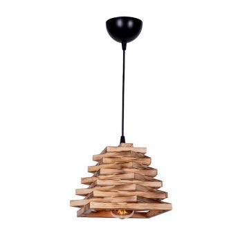 Lustra Ava Ava, Natural-negru, 20x20x65 cm