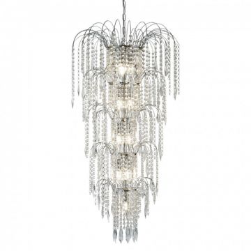 Lustra cristal casa scarii design LUX Waterfall 13L 1313-13CC SRT