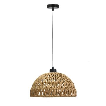 Lustră cu abajur din sfoară din hârtie ø 28 cm Bali – Candellux Lighting