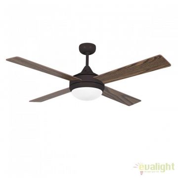 Lustra cu Ventilator si telecomanda ICARIA maro 33702