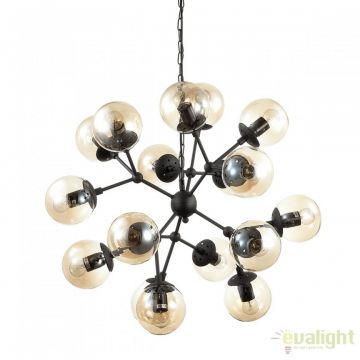 Lustra design industrial cu 18 surse de lumina KEPLER SP18 162478