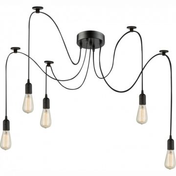 Lustra design Retro cu 5 pendule, MARACANA A110-5 GL