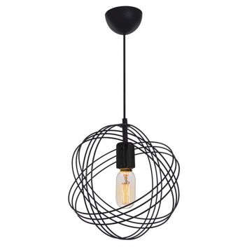 Lustra Idris, negru, D30x75 cm