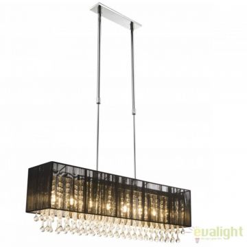 Lustra LED suspendata design elegant Bagana II neagra 15095H2 GL