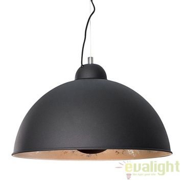 Lustra moderna, Pendul negru/ argintiu diametru 35cm, Studio A-36595 VC