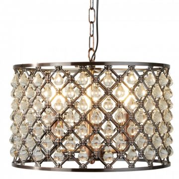 Lustra / Pendul elegant stil traditional Marquise cupru antic 7813-3CU SRT