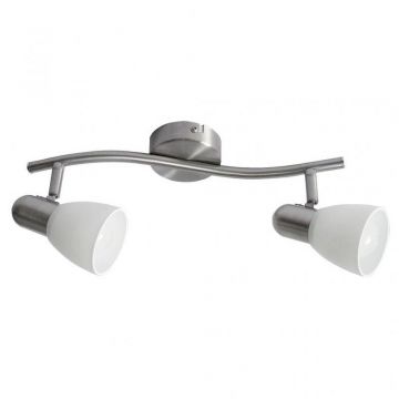 Lustra, Plafonier cu 2 spoturi, crom satinat, Soma 6302 RX
