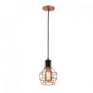 Pendul industrial style design cupru CARRON 1