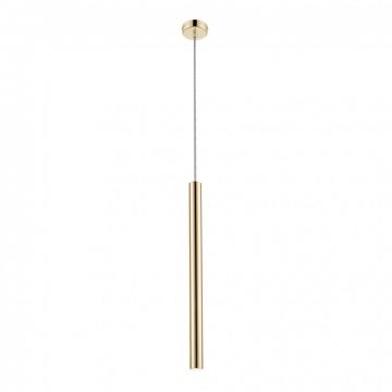 Pendul LED design minimalist LOYA, auriu lucios P0461-01A-K4K4 ZL