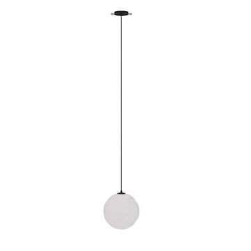 Pendul LED incastrabil design tehnic Luna negru, 4000K