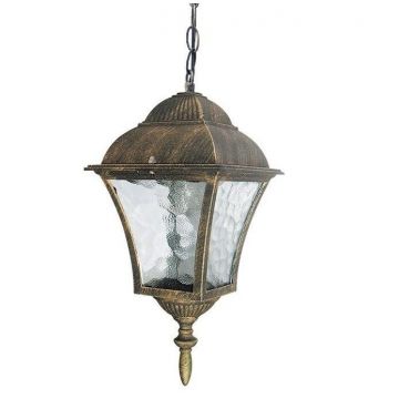 Pendul pentru exterior, inaltime reglabila, IP43, auriu antic, Toscana 8394 RX