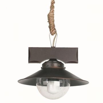 Pendul rustic stil marinar diametru 24cm Nudos 68139