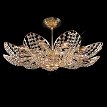 Plafonier cristal Bohemia diametru 70cm L15 719/11/6