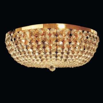 Plafoniera cristal SchÃ¶ler design de lux Sheraton 65cm, 24K gold plated