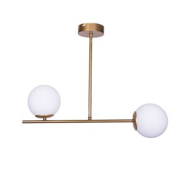 Plafoniera Opedro pakoworld metal auriu 60x30x40cm
