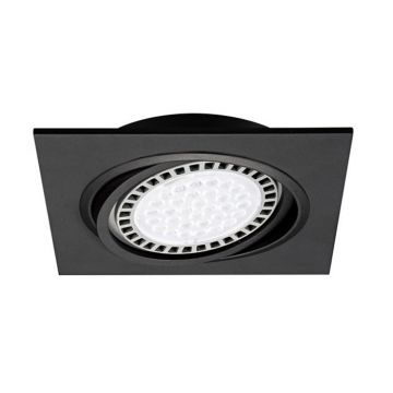 Spot incastrabil, directionabil BOXY DL 1, negru 20071-BK ZL