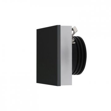 Spot LED incastrabil ambiental trepte/scari OZ negru ZZ AZ3372