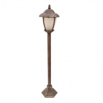 Stalp exterior H-105cm, IP43, auriu antic Madrid 8480 RX
