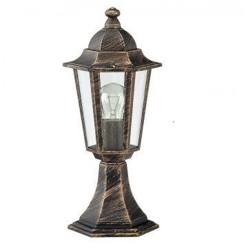 Stalp exterior H-40cm, IP44, auriu antic Velence 8236 RX