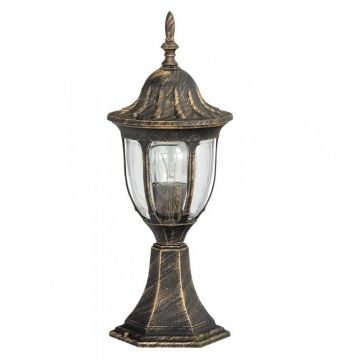 Stalp exterior H-43cm, IP43, auriu antic Milano 8373 RX