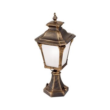 Stalp exterior stil clasic IP23 H57cm Aiko AL 11-1139/1 Patina OR